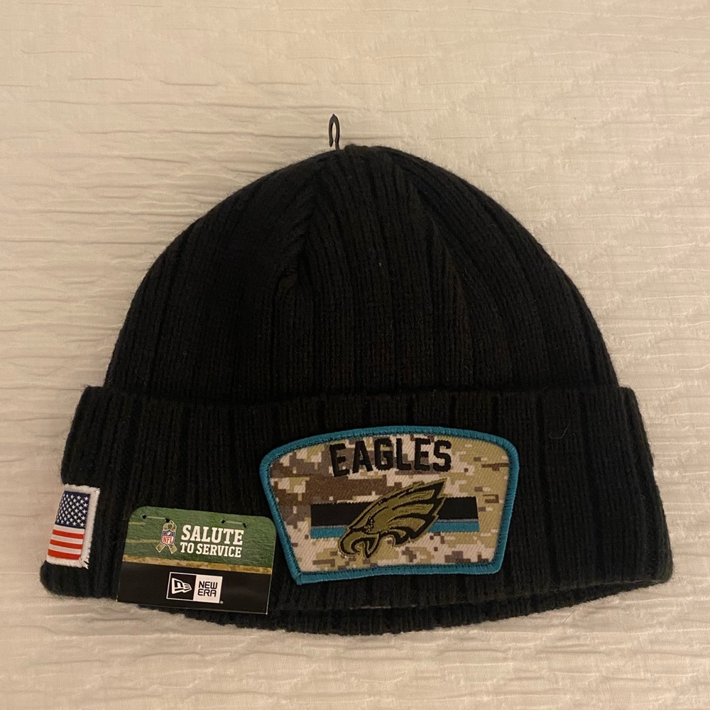 NYT Official Pro Shop Philadelphia Eagles Beanie Hat- Salute to Service